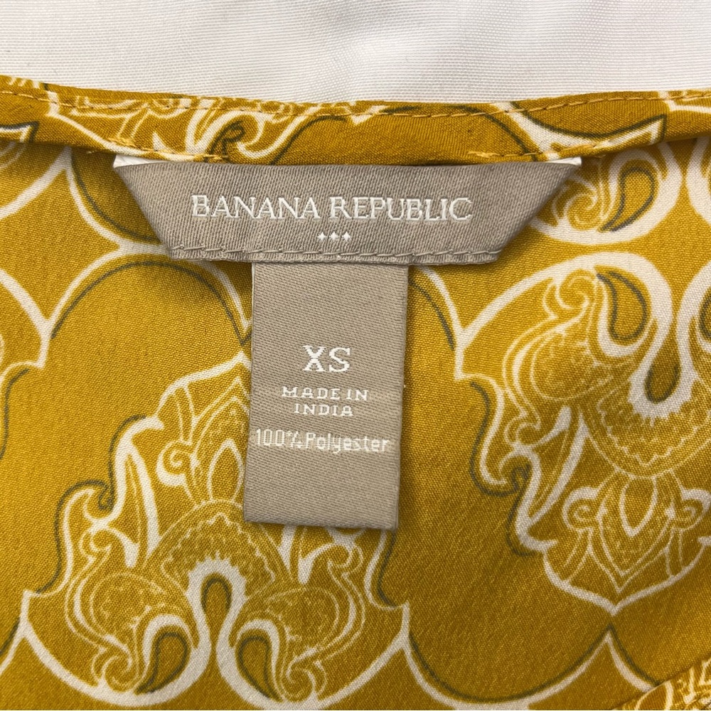 Banana Republic Yellow Sleeveless Top Size XS - Picture 6 of 7